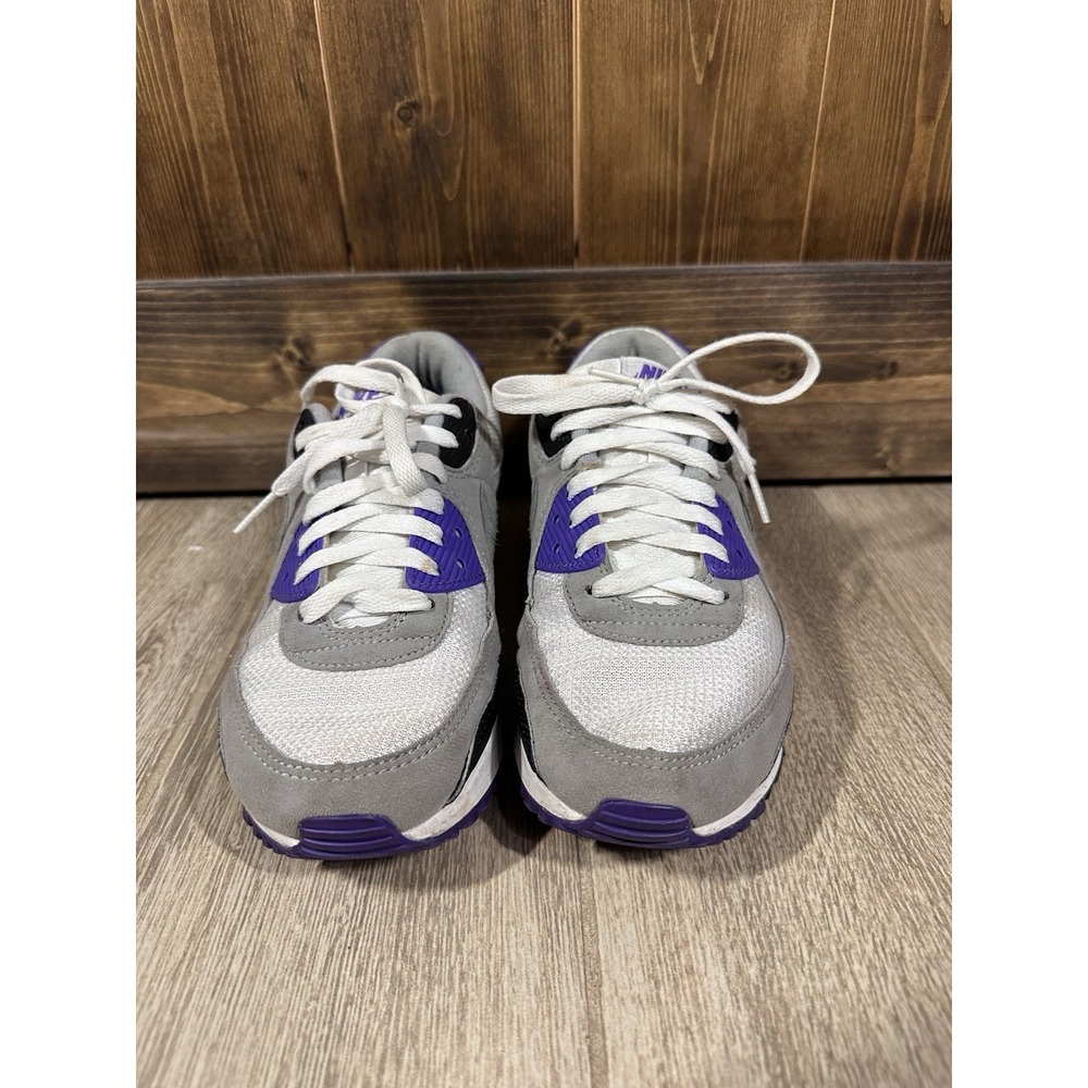 Nike Air Max 90 Hyper Grape Men's Size 8.5 Purple White Running Shoes - Picture 4 of 12